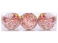 Набор ёлочных игрушек 8см 801-216 - в интернет-магазине Мир посуды Набор ёлочных игрушек 8см 801-216 - Мир посуды