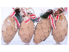 Набор ёлочных игрушек 6х12см 801-226