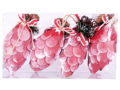 Набор ёлочных игрушек 6х12см 801-227