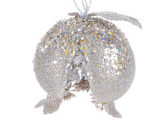 Ёлочная игрушка Новый год Гранат 10,5см 66-057