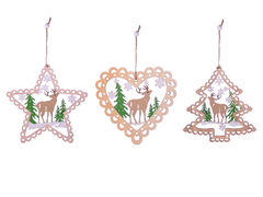 Ёлочная игрушка 11см 801-089 - в интернет-магазине Мир посуды Ёлочная игрушка 11см 801-089 - Мир посуды