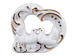 Фигурка декоративная Голуби 5см 149-1020