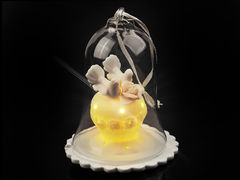 Скульптура декоративная светящаяся Влюбленные 919-083