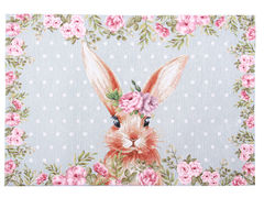 Салфетка гобеленовая Пасхальная коллекция мятная 35х45см 711-076