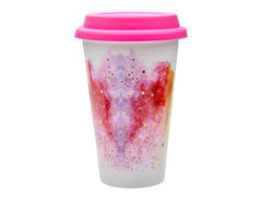 Кружка с силиконовй крышкой 350мл 985-083