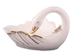 Блюдо фигурное Лебедь 28см 276-153