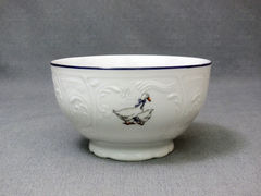 Пиала для риса Bernadotte Гуси голубой кант голубой кант 13см