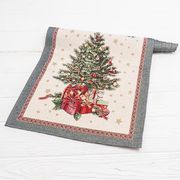 Раннер с люрексом и тефлоновой пропиткой Рождественский сюрприз 45х140см LaponiaLTRunner-45x140DAC