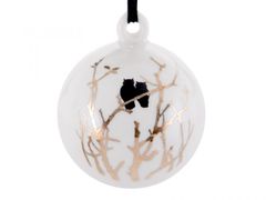 Ёлочная игрушка Новогодняя коллекция Золотые совушки 8,5см 924-662