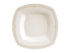 Тарелка глубокая Алия белая 24см 942-045