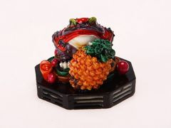 Фигурка декоративная Лягушка с шишкой 5см 566-518