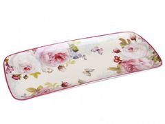 Блюдо прямоугольное Пион 30см 924-412