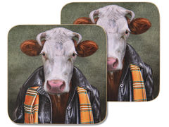 Набор подставок под горячее Бык 10см 924-626