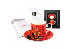 Чашка для чая с блюдцем В. Кандинский За и против 250мл 046-0303