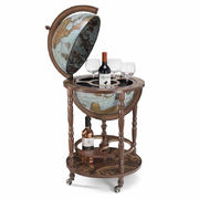 Глобус-бар напольный Минерва Голубой океан 93см 248-0012