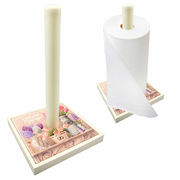 Держатель для бумажных полотенец Тюльпаны 14,5х14,5см 263-0406Be