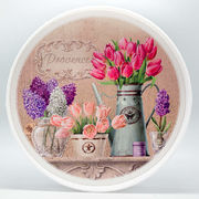 Поднос Тюльпаны 35см 263-0902W