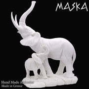 Скульптура Два слона 30см 395-0439