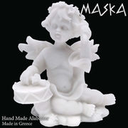 Скульптура Амурчик с барабаном 9см 395-0627