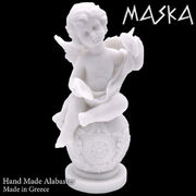 Скульптура Ангелочек с музыкальными тарелками 15см 395-0637