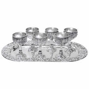 Набор рюмок+поднос Успех 28х15см 466-1111