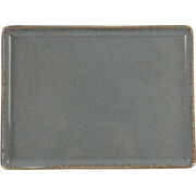 Тарелка обеденная Seasons Dark grey 27х21см 04ALM002455