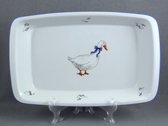 Прямоугольная форма для выпечки Гуси 17x10,5см 1177