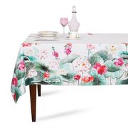 Скатерть с тефлоновой пропиткой Цветы на воде 160х240см NenuSaTeMantel-160x240DAC