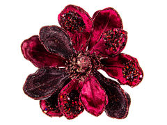 Ёлочная игрушка Новый год Магнолия 13см 66-107