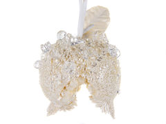 Ёлочная игрушка Новый год Гранат 9см 66-127