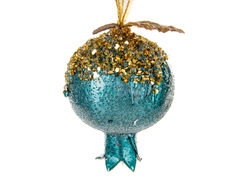 Ёлочная игрушка Новый год Гранат 10см 66-175