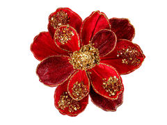 Ёлочная игрушка Новый год Магнолия 20см 66-080