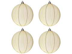 Набор ёлочных игрушек Новый год Шары 10см 681-021