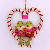 Ёлочная игрушка Лягушка 10см B30106.2