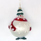 Ёлочная игрушка Снеговик 14см P14592.1