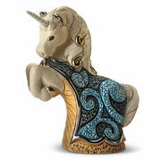 Скульптура Единорог голубой 14х6х11см 795-0143B