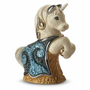 Скульптура Голубой единорожек 9х4х7см 795-0343B