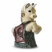 Скульптура Красный единорожек 9х4х7см 795-0343R