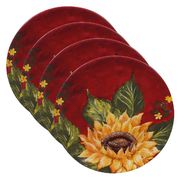 Набор тарелок салатных Подсолнухи на Закате 22см 22221-set