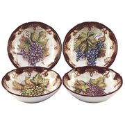 Набор тарелок глубоких Секреты Виноделов 21см 23739-set