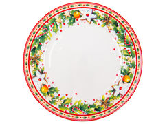 Блюдо круглое Новогодняя коллекция 21см 986-115