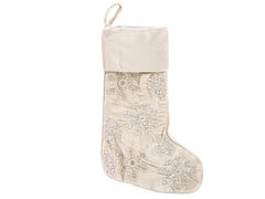 Сапожок для подарков с вышивкой 25х50см 877-049