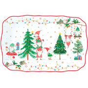 Блюдо прямоугольное New Year Ready for Christmas 35х23см R1483#READ