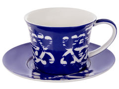 Чашка для чая с блюдцем Сицилия blue 220мл 924-767
