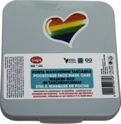 Контейнер для хранения масок серый 11х12,4х1,2см 8001136903748_139