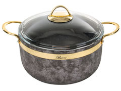 Кастрюля с крышкой Sandstone Gold Ring 6,5л 764-016