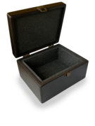 Подарочная шкатулка черная 21,5х17,5х12см