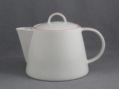 Чайник Tom Красный кантик 1,3л