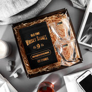 Подарочный набор для охлаждения виски со стаканами Bohemia Quadro Whisky Stones 2см 4000