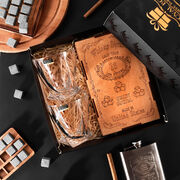 Подарочный набор для охлаждения виски со стаканами Bohemia Quadro Whisky Stones 2см 4001